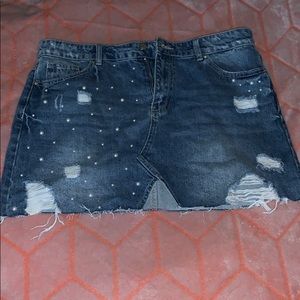 Denim skirt